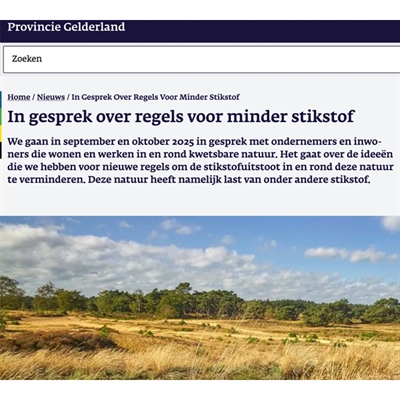 Participatierondes regels voor minder stikstof