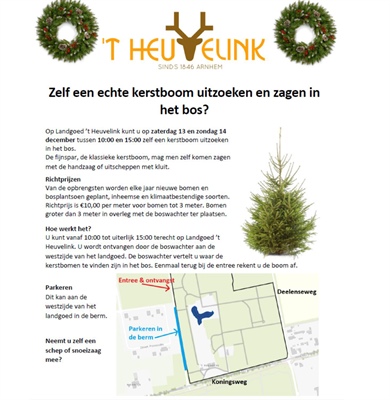 Kerstboom uitzoeken Landgoed 't Heuvelink
