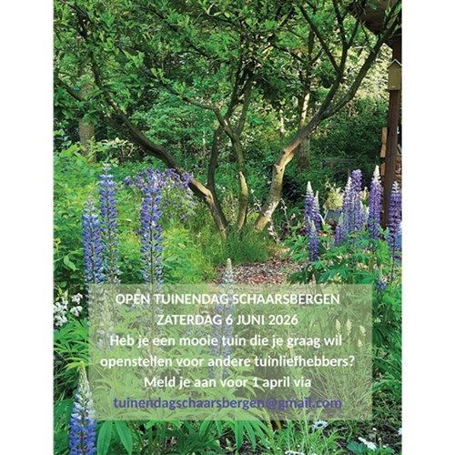 Tuinen gezocht: doe mee aan de Open Tuinendag!