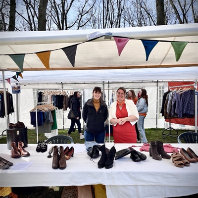 Kledingruil markt Koningsdag